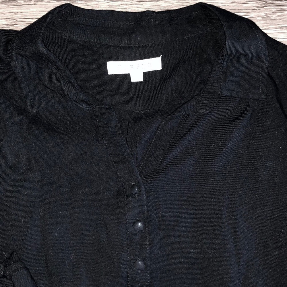 Francesca’s Harper Collared Half Button Down - image 2